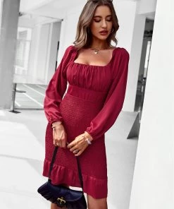 DY CALEIGH MINI DRESS - RED New In Clothing