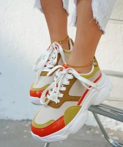 HT En Bloom | VINSON DAD SNEAKER BLOOD ORANGE NEW ARRIVALS