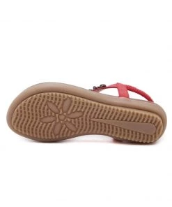 S/S 2022 SIKETU | RED MARBLE BEADED SANDAL