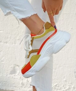 HT En Bloom | VINSON DAD SNEAKER BLOOD ORANGE NEW ARRIVALS