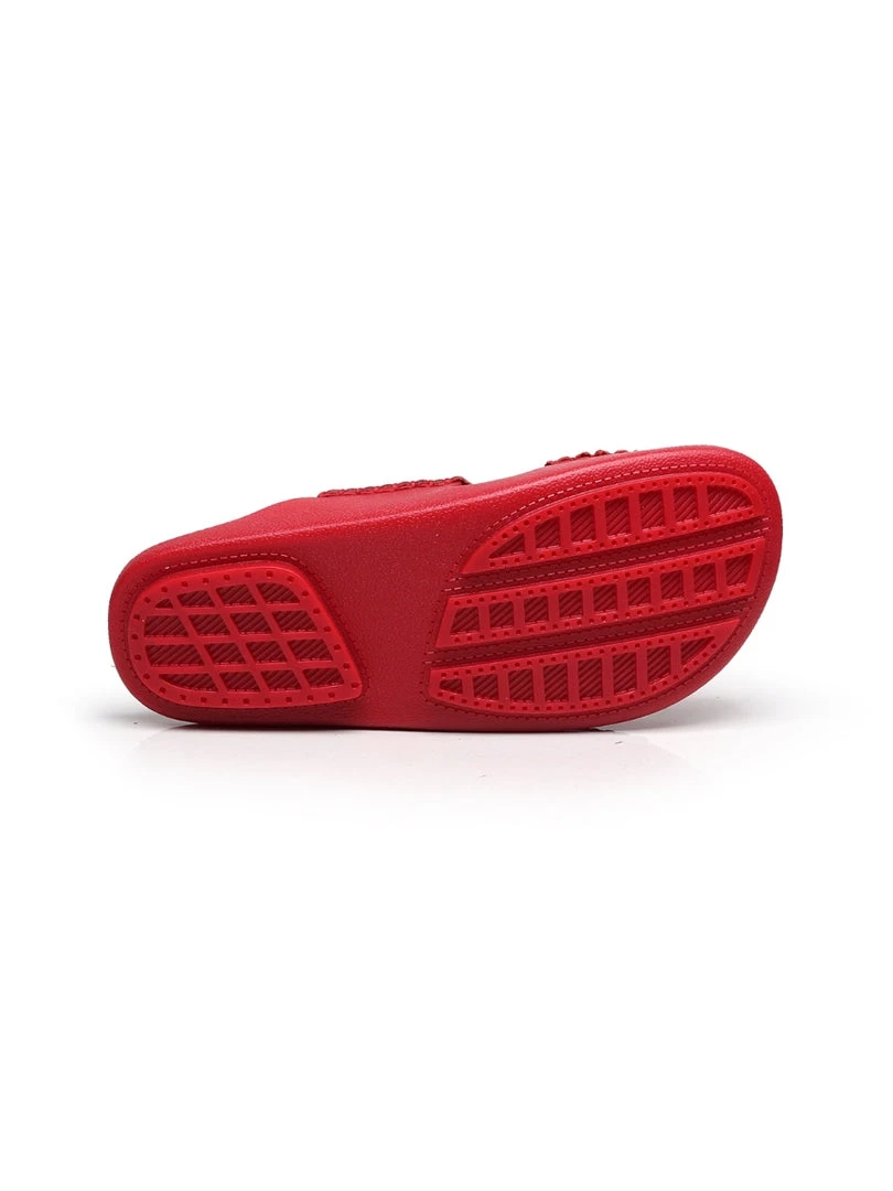 GLF Maibulun | Perforated Cut-Out Genuine Leather Mule - Red 7 GLF Maibulun | Perforated Cut-Out Genuine Leather Mule - Red