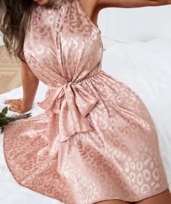 New In Shoes SIKETU | ROSEGOLD V-STRAP PEARL SANDAL