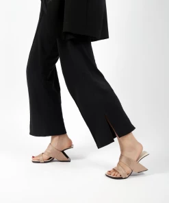 Jady Rose JADYROSE | AMADEA RHINESTONE ROSE GOLD LEATHER HEEL NEW ARRIVALS