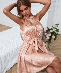 Jady Rose JADYROSE | RHINESTONE CUT OUT ROSE GOLD LEATHER SLIDE New In Shoes