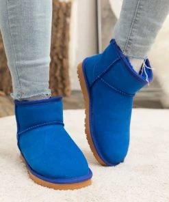 XH New In Shoes SMAIBULUN UGG™ | Faux Fur-Lined Genuine Suede Low Boot