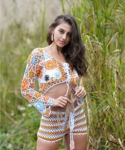 MY New In Clothing SMAIBULUN | Blossom Garden Crochet Top -Women 10 MY New In Clothing SMAIBULUN | Blossom Garden Crochet Top -Women