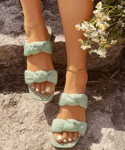 HT EN BLOOM | EULIA SLIDE SAGE NEW ARRIVALS