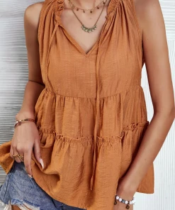 DY TONYA TANK TOP - SANDSTONE NEW ARRIVALS