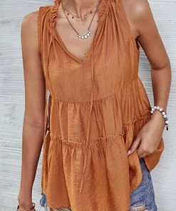 DY TONYA TANK TOP - SANDSTONE NEW ARRIVALS