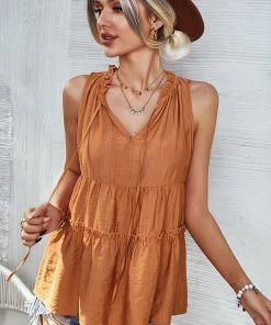 DY TONYA TANK TOP - SANDSTONE NEW ARRIVALS