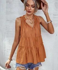 DY TONYA TANK TOP - SANDSTONE NEW ARRIVALS