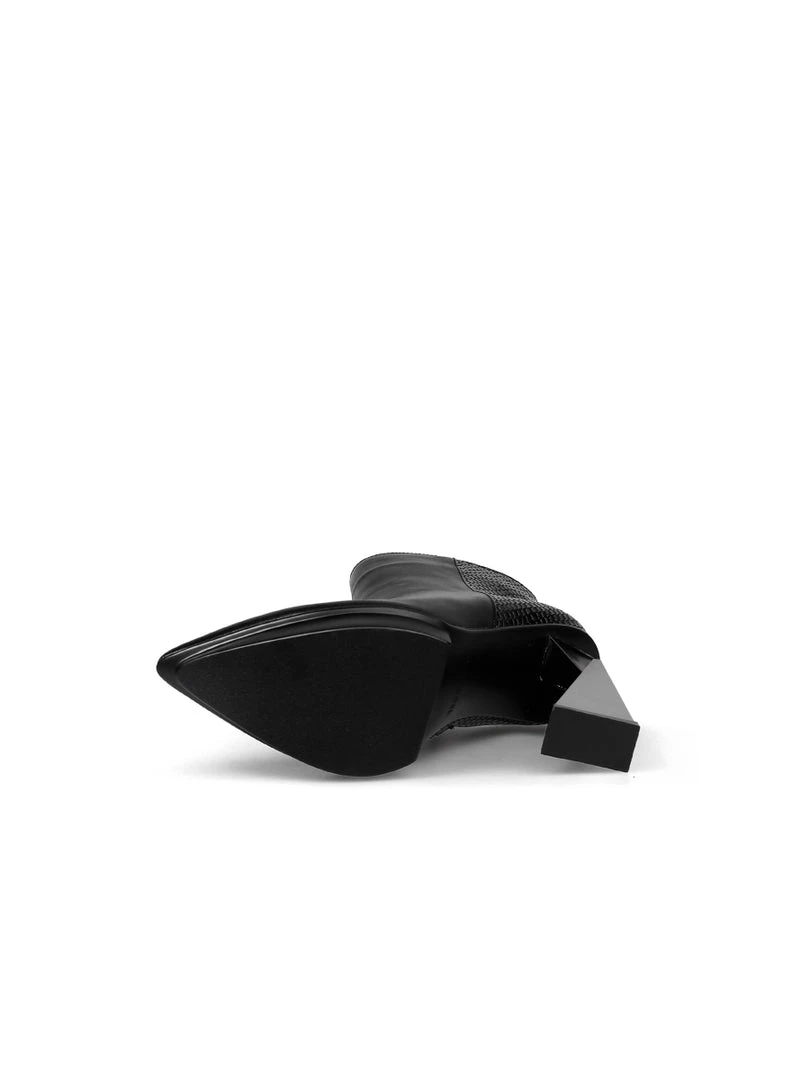 Jady Rose JadyRose | Black Silver Triangled Leather High Heel Ankle Platform Boots New In Shoes 6 Jady Rose JadyRose | Black Silver Triangled Leather High Heel Ankle Platform Boots New In Shoes