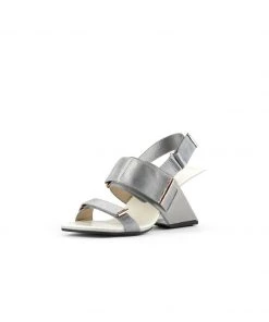 Jady Rose New In Shoes JadyRose | Wedge Heel Summer Slingback Sandal - Silver