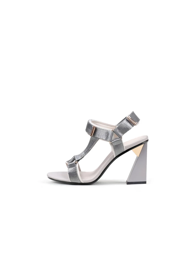 Jady Rose JadyRose | Matador Block Heel Silver Gladiators 5 Jady Rose JadyRose | Matador Block Heel Silver Gladiators