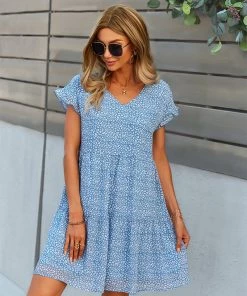 DY JASMYN DRESS - SKY BLUE