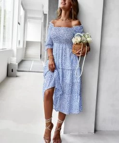 DY LAURISA MIDI DRESS - SKY BLUE 9 DY LAURISA MIDI DRESS - SKY BLUE