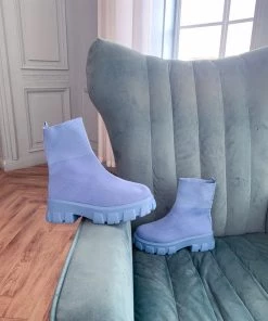 YL En Bloom | Slate Grey Ugly Sole Sock Boots New In Shoes