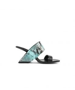 Jady Rose JadyRose | Open-Heel Leather Slide- Steal Blue 9 Jady Rose JadyRose | Open-Heel Leather Slide- Steal Blue