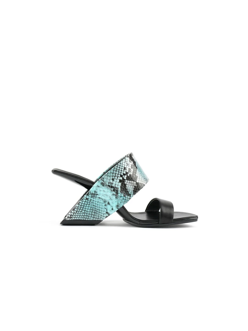 Jady Rose JadyRose | Open-Heel Leather Slide- Steal Blue 3 Jady Rose JadyRose | Open-Heel Leather Slide- Steal Blue