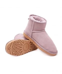XH New In Shoes SMAIBULUN UGG™ | Faux Fur-Lined Suede Low Boots