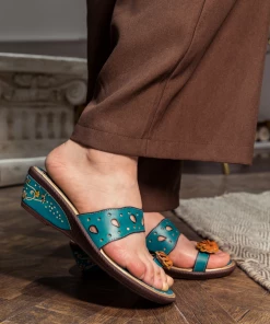 DY NALAH BOHO DRESS - TEAL PRINT