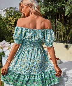 DY NALAH BOHO DRESS - TEAL PRINT 8 DY NALAH BOHO DRESS - TEAL PRINT
