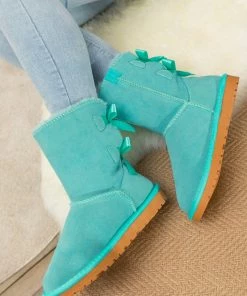 XH SMAIBULUN UGG™ | Back Ribbon Double-Bow Suede Boots 27 XH SMAIBULUN UGG™ | Back Ribbon Double-Bow Suede Boots