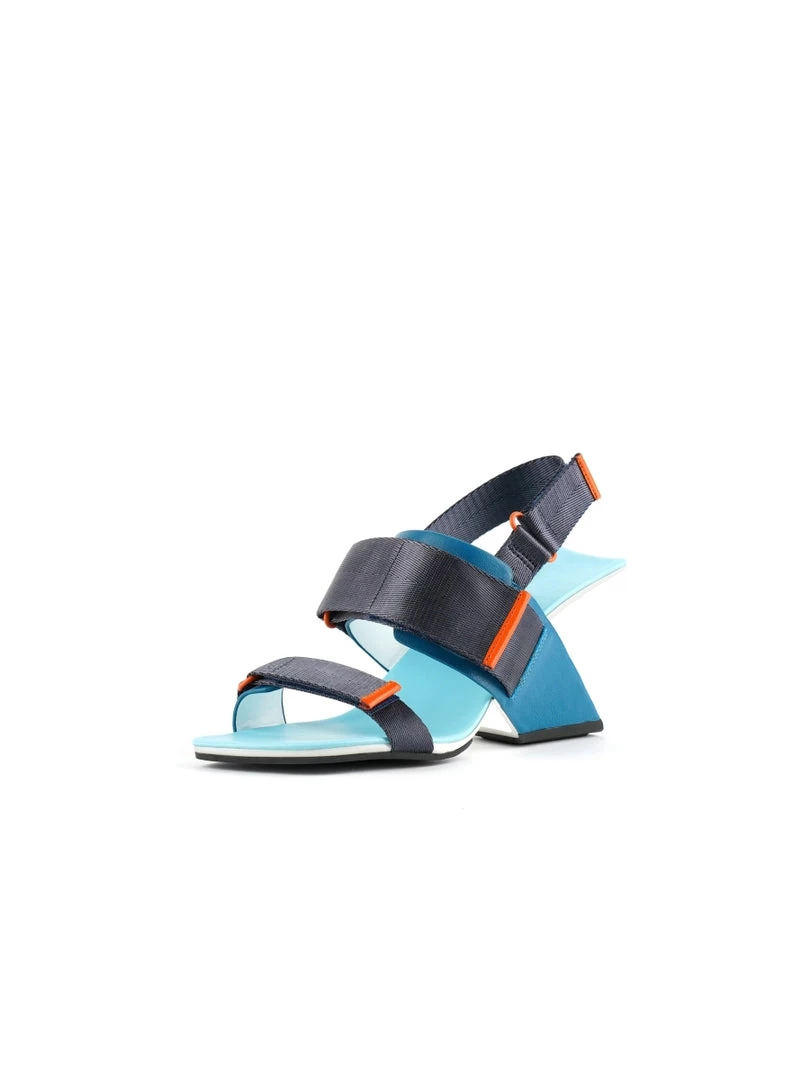 Jady Rose JadyRose | Wedge Heel Summer Slingback Sandal - Turquoise 2 Jady Rose JadyRose | Wedge Heel Summer Slingback Sandal - Turquoise