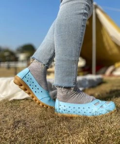 ATC Side Cut And Cross-Toe Leather Loafers - MAMA LOVE