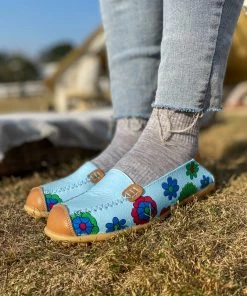 ATC Floral Print-Accent Leather Loafers - MAMA LOVE 41 ATC Floral Print-Accent Leather Loafers - MAMA LOVE