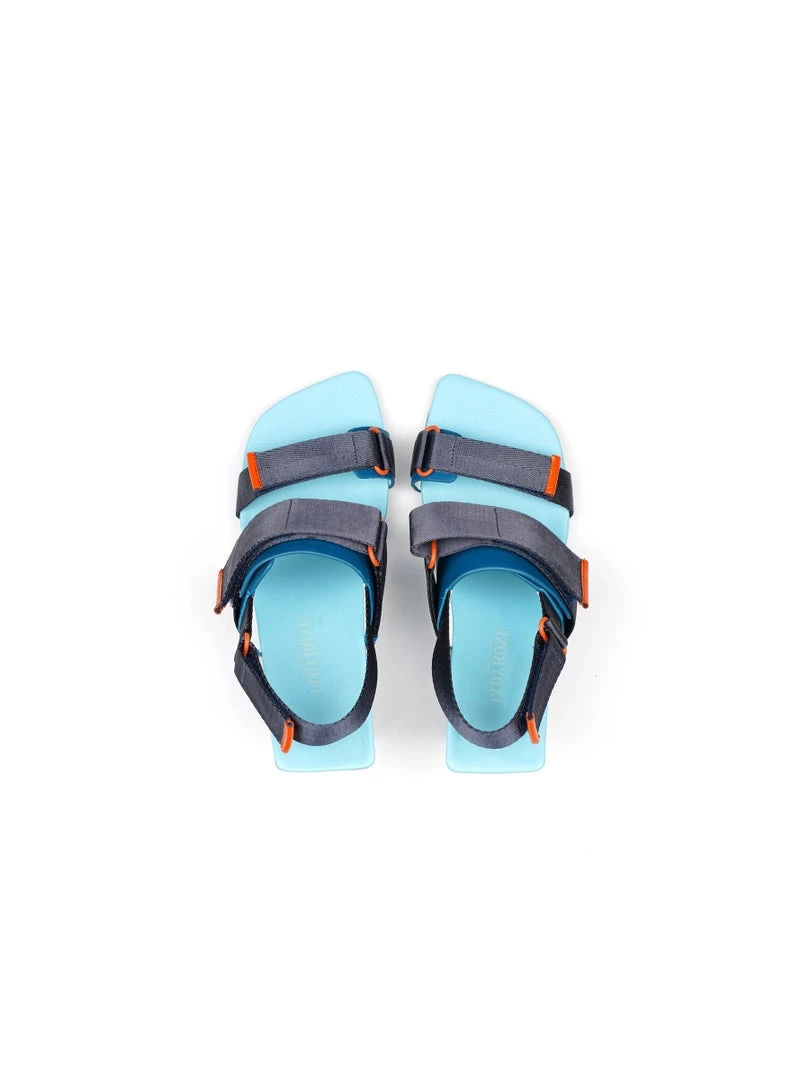 Jady Rose JadyRose | Wedge Heel Summer Slingback Sandal - Turquoise 6 Jady Rose JadyRose | Wedge Heel Summer Slingback Sandal - Turquoise