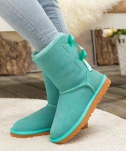 XH SMAIBULUN UGG™ | Back Ribbon Double-Bow Suede Boots 25 XH SMAIBULUN UGG™ | Back Ribbon Double-Bow Suede Boots