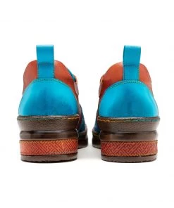 SOFFIA | Maze Embossed Vintage Genuine Leather Sneaker NEW ARRIVALS