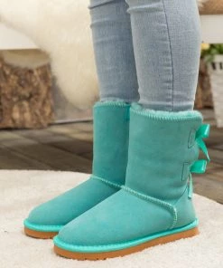 XH SMAIBULUN UGG™ | Back Ribbon Double-Bow Suede Boots 26 XH SMAIBULUN UGG™ | Back Ribbon Double-Bow Suede Boots