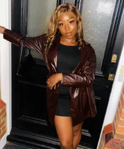 YBL New In Clothing Smaibulun Doll | Brown Washed Leather Trench Coat