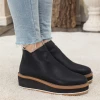 HYHE En Bloom | Eazy Platform Ankle Boot - Black New In Shoes