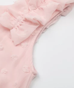 BFZY Smaibulun | Pink Ruffle Sleeveless Mini Dress New In Clothing