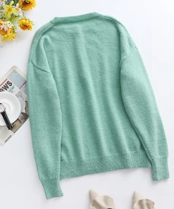 MY New In Clothing Smaibulun | Natisha Knit Top - Green 6 MY New In Clothing Smaibulun | Natisha Knit Top - Green