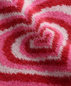 MY Smaibulun Doll | Red Pink Heart Ring Knit Top New In Clothing 11 MY Smaibulun Doll | Red Pink Heart Ring Knit Top New In Clothing