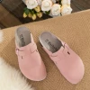 New In Shoes Maibulun | Buckle Suede Classic Pink Clogs