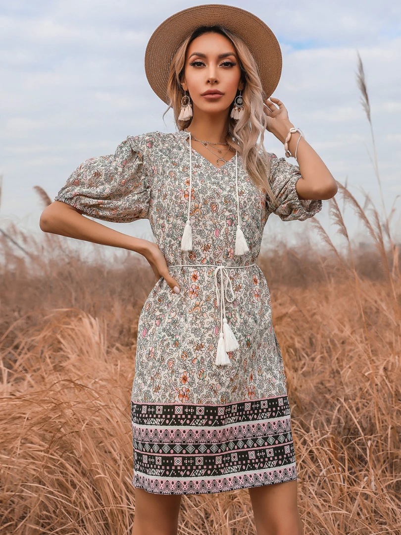 BFZY Smaibulun | Floral Ruffle Mini Dress 1 BFZY Smaibulun | Floral Ruffle Mini Dress