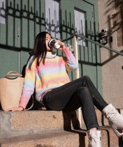 MY Smaibulun Doll | Lilac Tie-Dye Knit Sweater New In Clothing