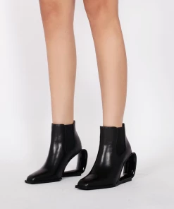Jady Rose JadyRose | Genuine Leather Elevator Wedge-Heel Back Chelsea Boots New In Shoes
