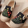 TC Blossom Daisy Embroidered Round Toe Espadrilles - Cactus Rose New In Shoes