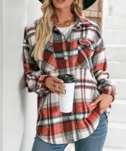 YBL Smaibulun | Plaid Front-Pocket Button-Up Shirt Clothing 18 YBL Smaibulun | Plaid Front-Pocket Button-Up Shirt Clothing