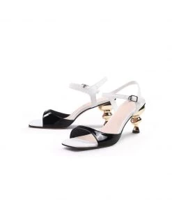 Jady Rose NEW ARRIVALS JadyRose | Open Toe Hookah Heeled Pump - White