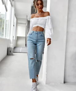 DY HENIE BOW TOP - WHITE