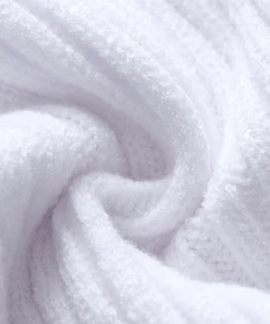 MY Smaibulun | White Bell-Sleeve Off-Shoulder Knit Sweater New In Clothing