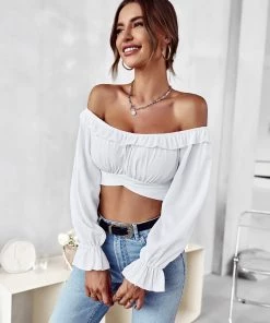 DY HENIE BOW TOP - WHITE