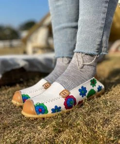 ATC Floral Print-Accent Leather Loafers - MAMA LOVE 46 ATC Floral Print-Accent Leather Loafers - MAMA LOVE